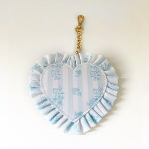 Stoney clover lane high tea heart bag charm